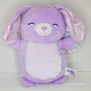 🐣 BUBBLES 🐰 10" Purple Glitter Ears Bunny HugMee Easter 2024 Squishmallow NWT